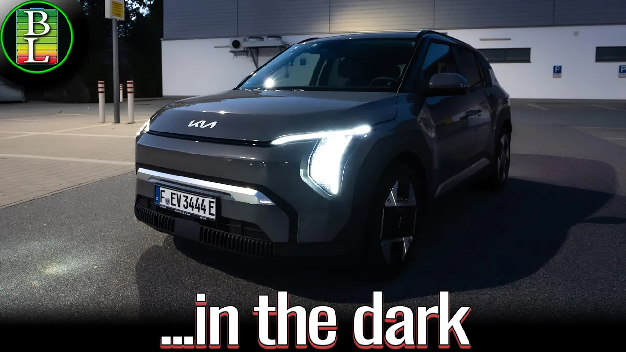 Testing the KIA EV3 Highbeam Assist