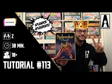 Tutorial #113: come si gioca a Splendor Duel, un gioco di pietre e gioielli per 2 giocatori.
