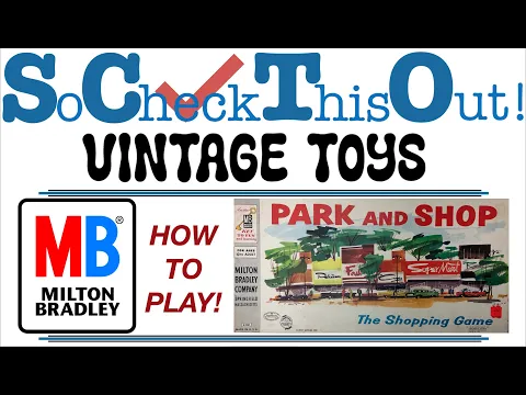 FINALLY - Your 10 YEAR OLD can DRIVE! Vintage Park and Shop game Milton Bradley - How to Play