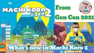 Find out what's new in Machi Koro 2 - Love 2 Hate - From Gen Con 2021