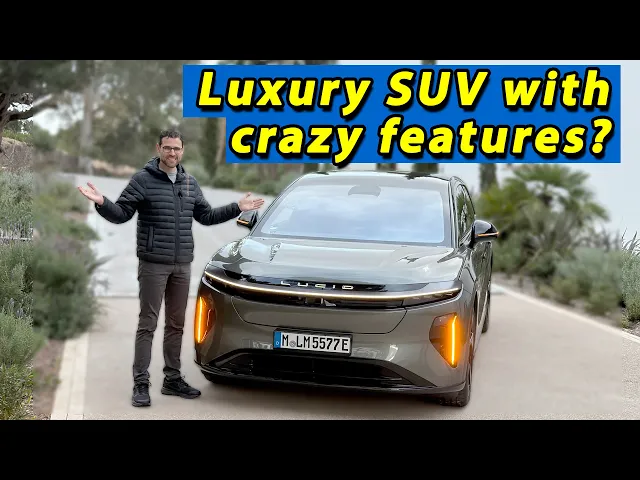Lucid Gravity Grand Touring driving REVIEW - 123 kWh and ideas that no one else has?