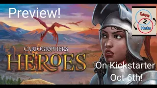 Preview of Cartographers Heroes - On Kickstarter Oct 6th!