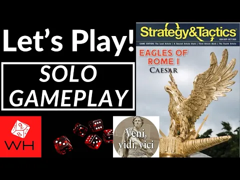 Let's Play! Eagles of Rome I: Caesar | Battle of Zela 47 BC | Solo Gameplay + Mini-Review