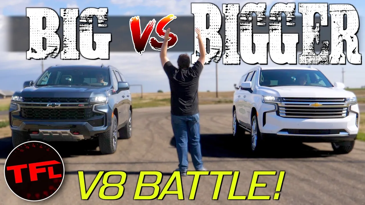 2021 Chevy Tahoe Vs. Suburban Drag Race — What's The Quickest New Big Boy Chevy SUV?