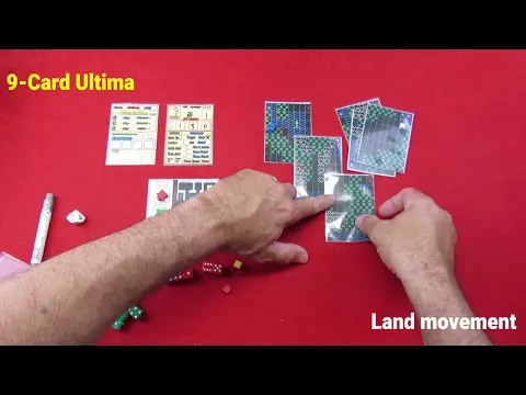 9-Card Ultima - Land movement and combat