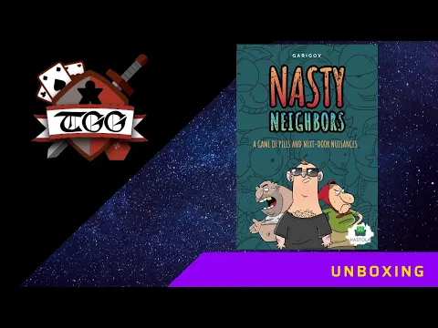 Nasty Neighbors Board Game Unboxing