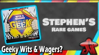 Stephen's Rare Games: Wits & Wagers Epic Geek Edition
