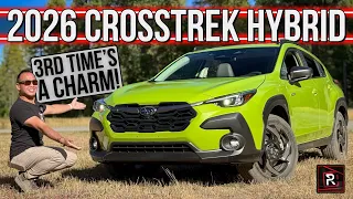 The 2026 Subaru Crosstrek Hybrid Is An Unrivaled Go-Anywhere Small SUV With Extra Efficiency