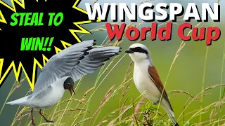 Stealing The Victory! Shrike vs Gull! Wingspan Tournament: World Cup vs Bargoff