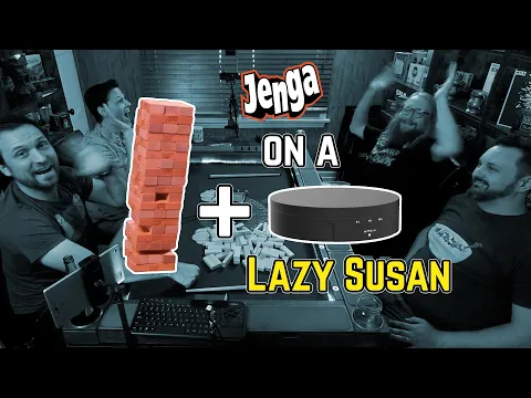 Jenga but the tower SPINS on a LAZY SUSAN! - Bad Ideas for Board Games