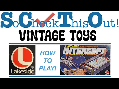 Lakeside Electronic Intercept - How to Play! Vintage war strategy game lights fighter jets missiles