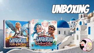 Unboxing Santorini Pantheon Collectors Edition | Jake & Cierra Reacts