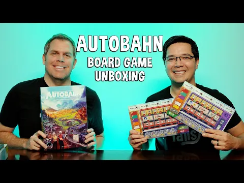 Unboxing Autobahn - Route Building Board Game