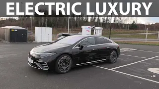 Mercedes EQS 580 4Matic range test