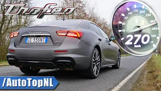 Maserati Ghibli TROFEO 580HP V8 | 0-270KM/H Acceleration POV & SOUND by AutoTopNL