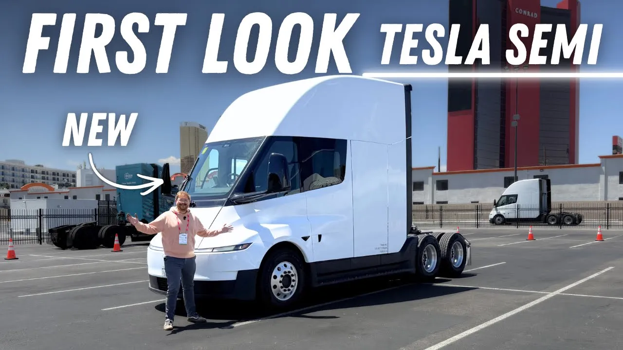 My First Time Seeing The New Series Production Tesla Semi! Full Tour & Ride w/ Dan Priestley