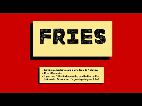 Fries - How To Play