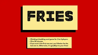 Fries - How To Play