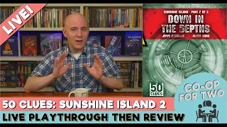 50 Clues: Down in the Depths - Sunshine Island Part 2 - Livestream Playthrough