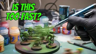 Speed Painting with an Airbrush