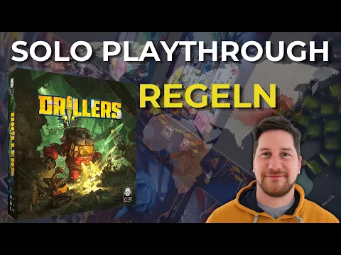 Drillers - Brettspiel - Regeln + Solo Playthrough