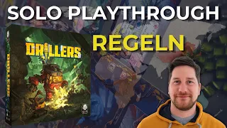 Drillers - Brettspiel - Regeln + Solo Playthrough
