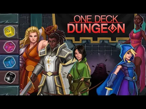 DGA Plays: One Deck Dungeon - Hunter & Mage vs Dragon's Cave
