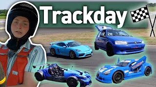 KØRER TRACKDAY I 4 BILER PÅ PADBORG PARK!