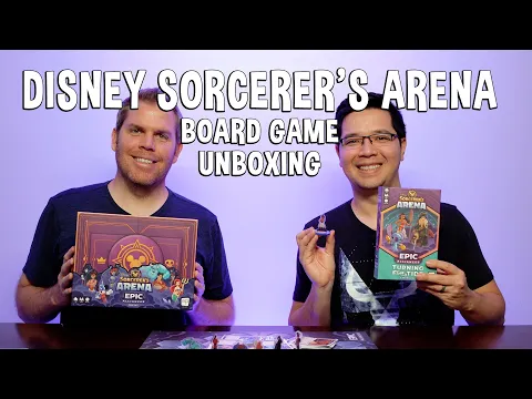 Unboxing Disney Sorcerers Arena Epic Alliances - Disney and Pixar Battle Board Game