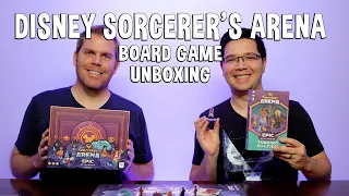 Unboxing Disney Sorcerers Arena Epic Alliances - Disney and Pixar Battle Board Game