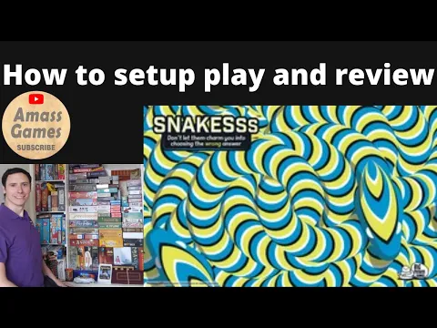 Snakesss how to setup play + review #deduction #trivia #boardgame #amassgames #bgg #boardgamegeek