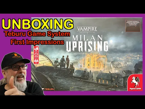 Unboxing Vampire: The Masquerade Milan Uprising | Teburu Game System | Xplored Teburu Pegasus Spiele