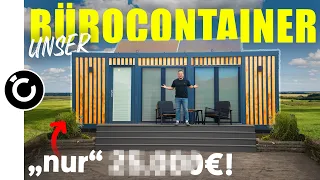 Bürocontainer - SO GÜNSTIG geht ein eigenes Büro im Garten!
