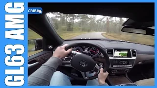POV Mercedes Benz GL 63 AMG 5.5 V8 BiTurbo 558 HP FAST! Onboard Acceleration