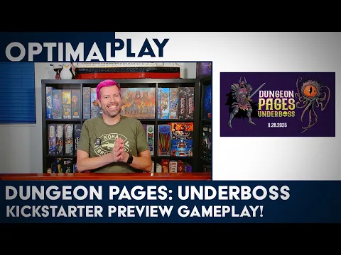 Dungeon Pages: Underboss - Kickstarter Preview Playthrough!
