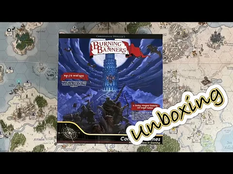 Burning Banners unboxing - Compass Games