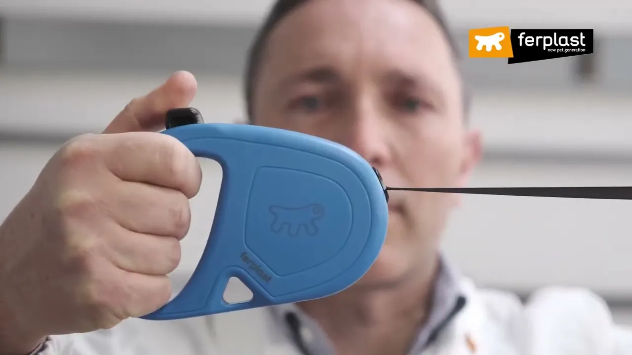 Рулетка Ferplast Flippy One Cord M Blue для собак со шнуром