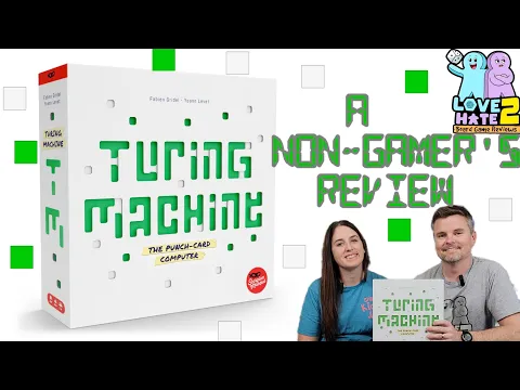 Turing Machine - A Non-Gamer's Review! @LeScorpionmasque | Love 2 Hate #boardgames Reviews