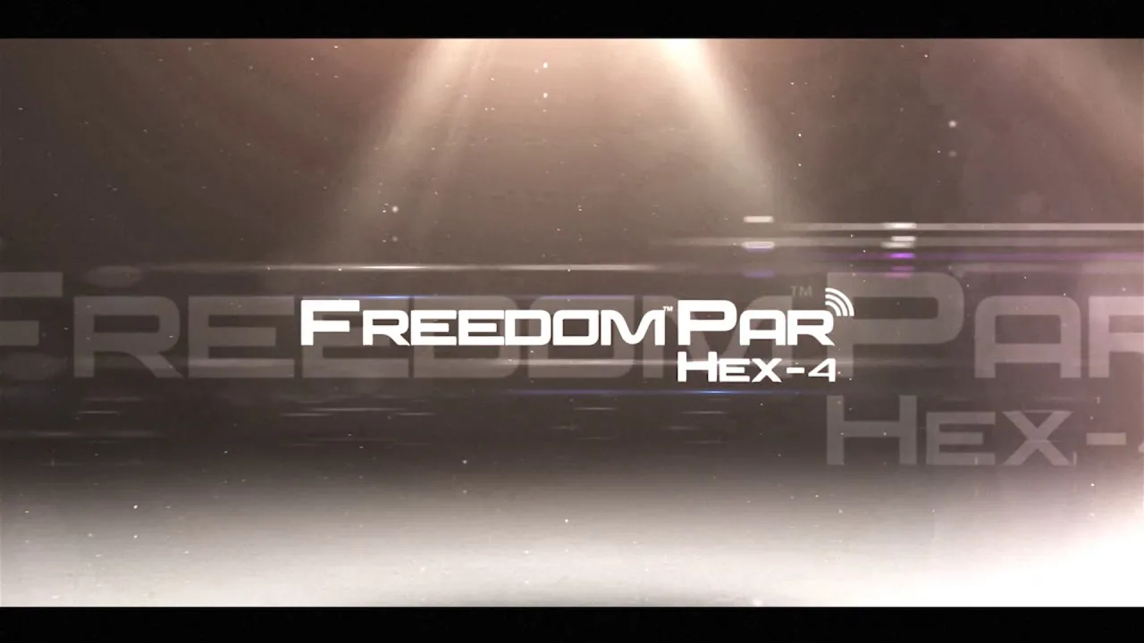 Product video thumbnail for Chauvet Freedom Par Hex-4 D-Fi Wireless Rechargeable LED Wash Light