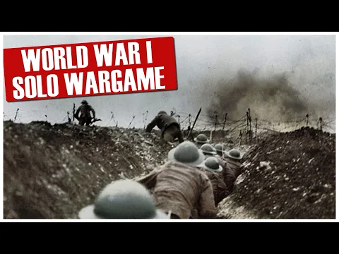 Trench Raid First Look & Overview | World War 1 Solo (Solitaire) Wargame | Compass Games