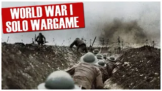 Trench Raid First Look & Overview | World War 1 Solo (Solitaire) Wargame | Compass Games