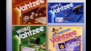 Milton Bradley Yahtzee Board Game Ad 1992
