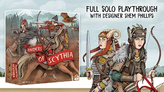 Raiders of Scythia - Full Solo Playthrough