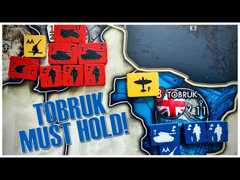 The Battle for Tobruk! | Song for War Gameplay | Wargame Historical Game | Invicta Rex