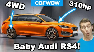 This is a baby Audi RS4... On a budget!