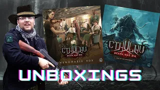 Cthulhu: Death May Die - Fear of the Unknown - Unknowable Pledge Unboxing (Core Box + KS Rewards)