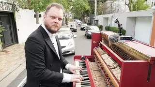 I Played Piano on the Street, on my Truck