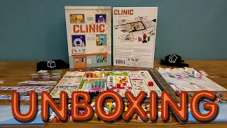 Clinic: Deluxe Edition - Kutu Oyunu Açılımı Falan - ASMR Board Game Unboxing