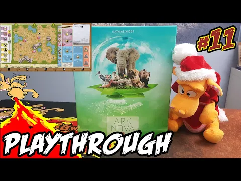 Ark Nova: Zoo Map Pack 1 - Solo Playthrough (Rescue Station)