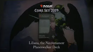 Magic: The Gathering: Core Set 2019 - Liliana, the Necromancer Planeswalker Deck